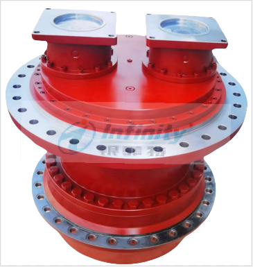 Double Motors Drive Gearbox