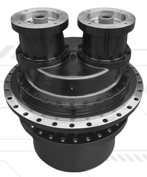Double Motors Large Torque Transmission Gearboxes 