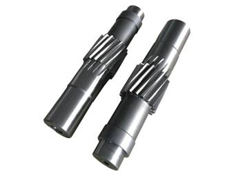 Helical gear shaft